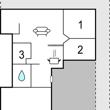 Holiday home In With Sauna Glesborg